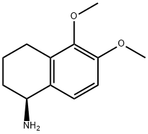 (S)-5,6-DIMETHOXY-1,2,3,4-TETRAHYDRO-NAPHTHALEN-1-YLAMINE Struktur