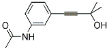 N-[3-(3-HYDROXY-3-METHYL-1-BUTYNYL)PHENYL]ACETAMIDE Struktur