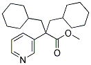 3-CYCLOHEXYL-2-CYCLOHEXYLMETHYL-2-PYRIDIN-3-YL-PROPIONIC ACID METHYL ESTER Struktur