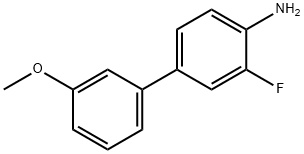 3-FLUORO-3'-METHOXY[1,1'-BIPHENYL]-4-AMINE Struktur