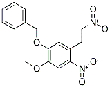 4-METHOXY-5-BENZYLOXY-2,BETA-DINITROSTYRENE Struktur