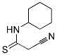 2-CYANO-N-CYCLOHEXYLETHANETHIOAMIDE Struktur