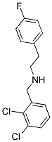 N-(2,3-DICHLOROBENZYL)-2-(4-FLUOROPHENYL)ETHANAMINE Struktur