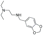 N1-(1,3-BENZODIOXOL-5-YLMETHYL)-N2,N2-DIETHYLETHANE-1,2-DIAMINE Struktur