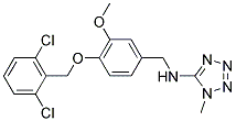 N-(4-[(2,6-DICHLOROBENZYL)OXY]-3-METHOXYBENZYL)-1-METHYL-1H-TETRAZOL-5-AMINE Struktur