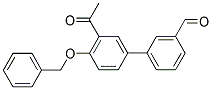 3'-ACETYL-4'-(BENZYLOXY)[1,1'-BIPHENYL]-3-CARBALDEHYDE Struktur