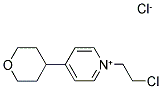 1-(2-CHLORO-ETHYL)-4-(TETRAHYDRO-PYRAN-4-YL)-PYRIDINIUM CHLORIDE Struktur