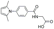 [[4-(2,5-DIMETHYL-1H-PYRROL-1-YL)BENZOYL]AMINO]ACETIC ACID Struktur