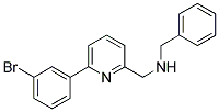 N-BENZYL(6-(3-BROMOPHENYL)PYRIDIN-2-YL)METHANAMINE Struktur