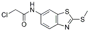 2-CHLORO-N-(2-METHYLSULFANYL-BENZOTHIAZOL-6-YL)-ACETAMIDE Struktur