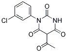 5-ACETYL-1-(3-CHLOROPHENYL)PYRIMIDINE-2,4,6(1H,3H,5H)-TRIONE Struktur