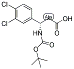 (S)-3-TERT-BUTOXYCARBONYLAMINO-3-(3,4-DICHLORO-PHENYL)-PROPIONIC ACID Struktur