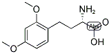 (S)-2-AMINO-4-(2,4-DIMETHOXY-PHENYL)-BUTYRIC ACID Struktur