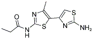 N-(2-AMINO-4'-METHYL-[4,5']BITHIAZOLYL-2'-YL)-PROPIONAMIDE Struktur