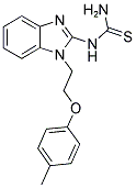 [1-(2-P-TOLYLOXY-ETHYL)-1H-BENZOIMIDAZOL-2-YL]-THIOUREA Struktur