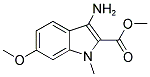 3-AMINO-6-METHOXY-1-METHYL-1H-INDOLE-2-CARBOXYLIC ACID METHYL ESTER Struktur