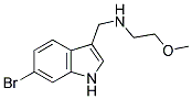 (6-BROMO-1H-INDOL-3-YLMETHYL)-(2-METHOXY-ETHYL)-AMINE Struktur