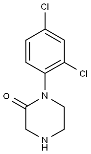 1-(2,4-DICHLORO-PHENYL)-PIPERAZIN-2-ONE Struktur