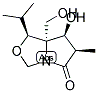 (3R,4S,5R,6S)-1-AZA-4-HYDROXY-5-HYDROXYMETHYL-6-ISOPROPYL-3-METHYL-7-OXABICYCL[3.3.0]OCTAN-2-ONE Struktur