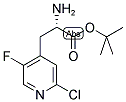 (S)-3-(2'-CHLORO-5'-FLUOROPYRIDYL-4')ALANINE T-BUTYL ESTER Struktur