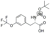 (S)-2-TERT-BUTOXYCARBONYLAMINO-3-(3-TRIFLUOROMETHOXY-PHENYL)-PROPIONIC ACID Struktur