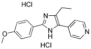 4-ETHYL-2(P-METHOXYPHENYL)-5-(4'-PYRIDYL)-1H-IMIDAZOLE, DIHCL Struktur