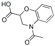 4-ACETYL-3,4-DIHYDRO-2H-1,4-BENZOXAZINE-2-CARBOXYLIC ACID Struktur