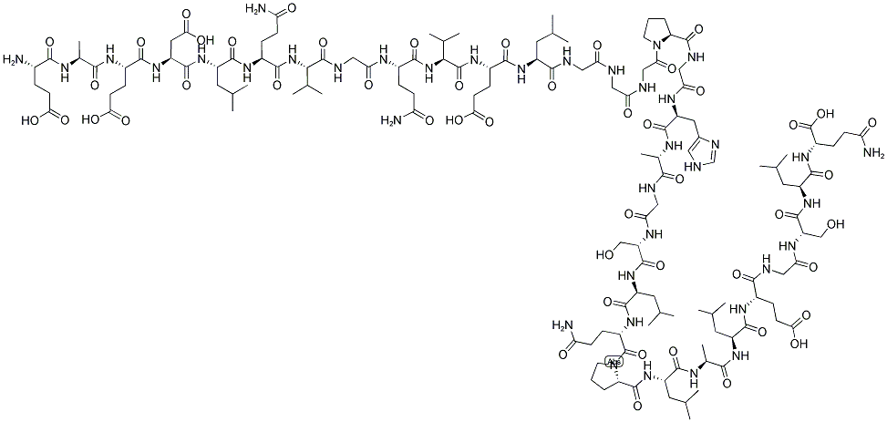 ENDO-49A-HIS-C-PEPTIDE (HUMAN) Struktur