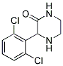 3-(2,6-DICHLORO-PHENYL)-PIPERAZIN-2-ONE Struktur