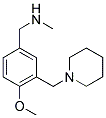 [4-METHOXY-3-(PIPERIDIN-1-YLMETHYL)BENZYL]METHYLAMINE Struktur