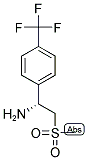 (R)-2-(METHYLSULFONYL)-1-(4-(TRIFLUOROMETHYL)PHENYL)ETHANAMINE Struktur