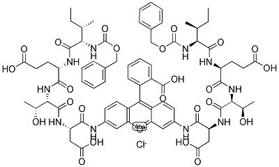 CASPASE 8 SUBSTRATE 1R-Z, FLUOROGENIC Struktur