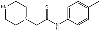 N-(4-METHYLPHENYL)-2-PIPERAZIN-1-YLACETAMIDE Struktur