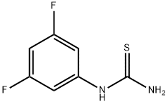 3,5-DIFLUOROPHENYLTHIOUREA Struktur