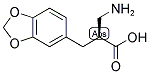 (S)-2-AMINOMETHYL-3-BENZO[1,3]DIOXOL-5-YL-PROPIONIC ACID Struktur