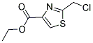 2-CHLOROMETHYL-THIAZOLE-4-CARBOXY-LIC ACID ETHYL ESTER Struktur