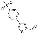 4-[4-(METHYLSULFONYL)PHENYL]-2-THIOPHENECARBALDEHYDE Struktur