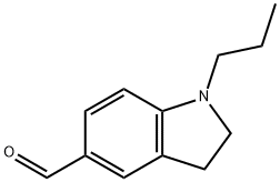 1-PROPYL-2,3-DIHYDRO-1H-INDOLE-5-CARBALDEHYDE Struktur