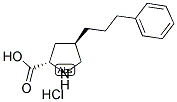 (R)-GAMMA-(3-PHENYL-PROPYL)-L-PROLINE-HCL Struktur