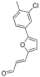 (2E)-3-[5-(3-CHLORO-4-METHYLPHENYL)-2-FURYL]ACRYLALDEHYDE Struktur