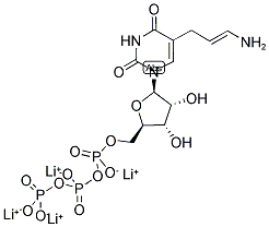 5-AMINOALLYLURIDINE-5'-TRIPHOSPHATE LITHIUM SALT Structure