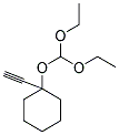 1-(DIETHOXYMETHOXY)-1-ETHYNYLCYCLOHEXANE Struktur