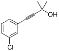 4-(3-CHLOROPHENYL)-2-METHYL-3-BUTYN-2-OL Struktur