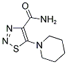 5-PIPERIDIN-1-YL-1,2,3-THIADIAZOLE-4-CARBOXAMIDE Struktur