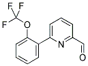 6-[2-(TRIFLUOROMETHOXY)PHENYL]PYRIDINE-2-CARBALDEHYDE Struktur