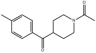 1-ACETYL-4-(P-METHYLBENZOYL)PIPERIDINE Struktur