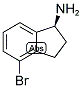 (1S)-4-BROMOINDANYLAMINE Struktur