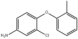 3-CHLORO-4-(2-METHYLPHENOXY)ANILINE Struktur