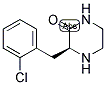 (S)-3-(2-CHLORO-BENZYL)-PIPERAZIN-2-ONE Struktur