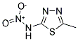 5-METHYL-N-NITRO-1,3,4-THIADIAZOL-2-AMINE Struktur